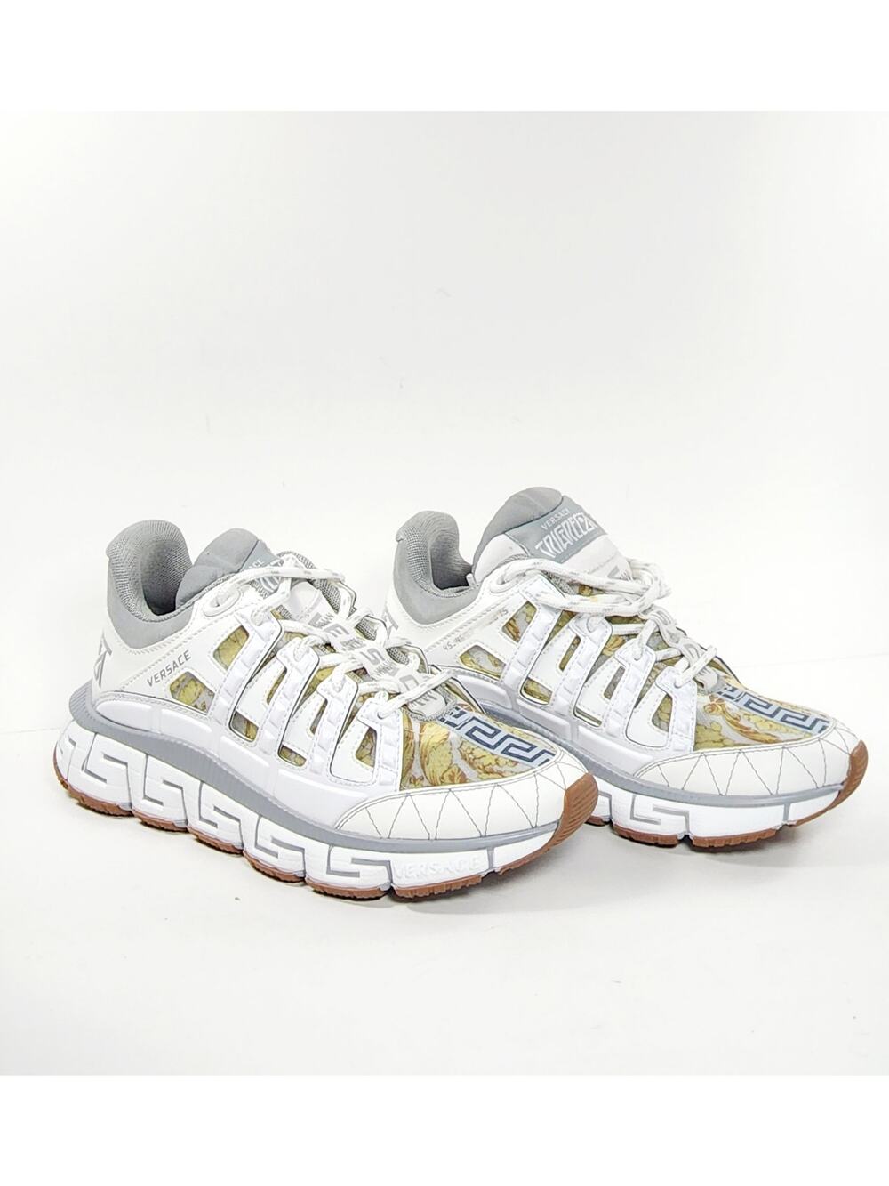 VERSACE Trigreca Sneakers US8.5 UK5.5 EU38.5 Cushioning System Logo